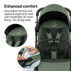 11.5 lbs Lightweight Travel Stroller | One-Second Auto Fold | Airplane Carry-On Compatible | Full Recline