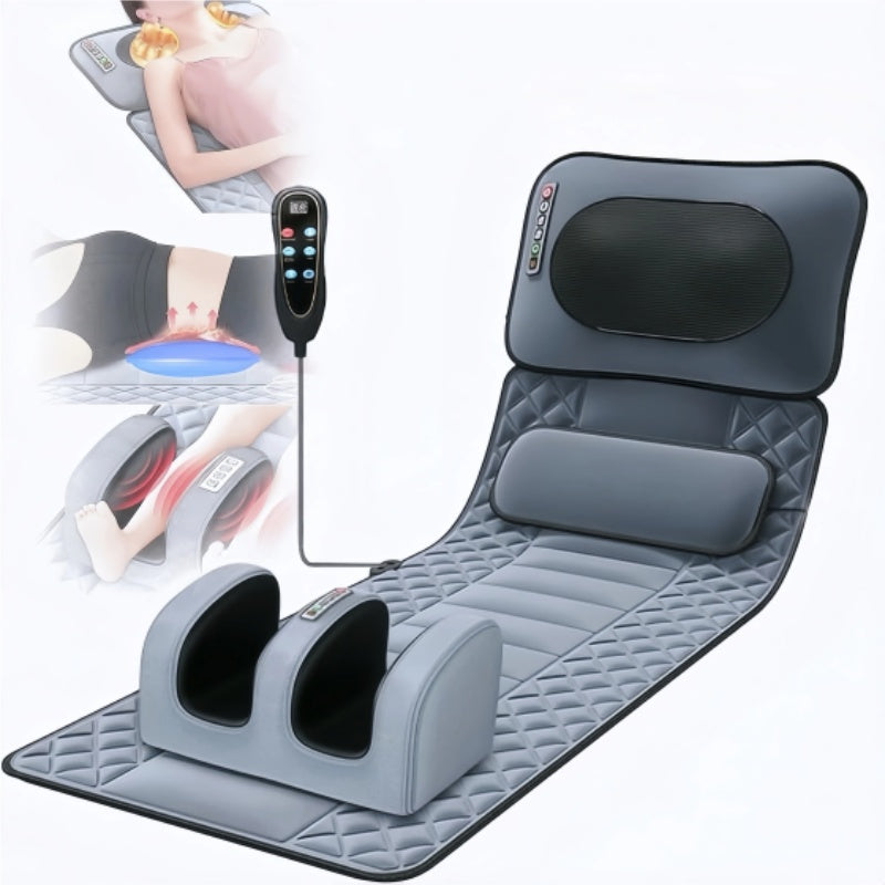 Revoro™ Foldable Full-Body Shiatsu Massage Mat with Neck & Leg Kneading