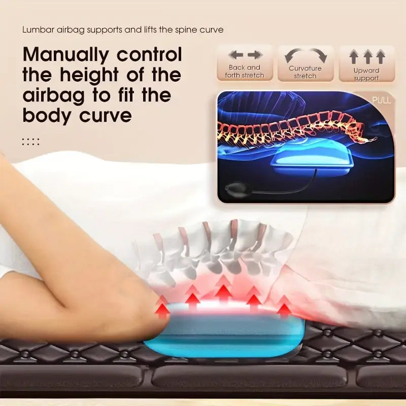Revoro™ Foldable Full-Body Shiatsu Massage Mat with Neck & Leg Kneading