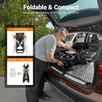 Carbon Fiber Foldable Electric Wheelchair – 28 lbs, 28-Mile Range