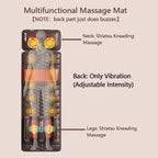Revoro™ Foldable Full-Body Shiatsu Massage Mat with Neck & Leg Kneading
