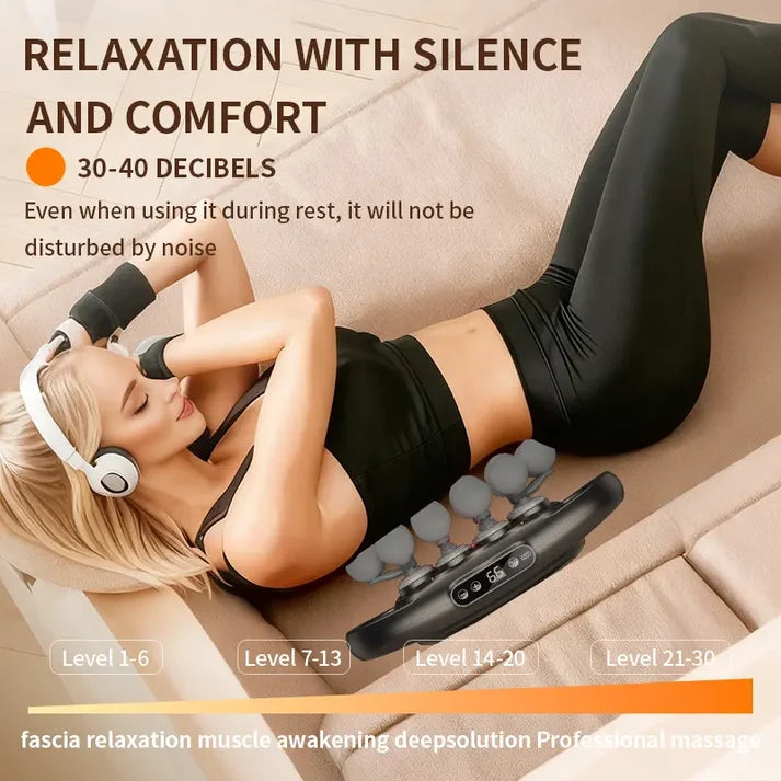Revoro 20-Head Massage Gun with 30 Intensity Levels & 9 Modes