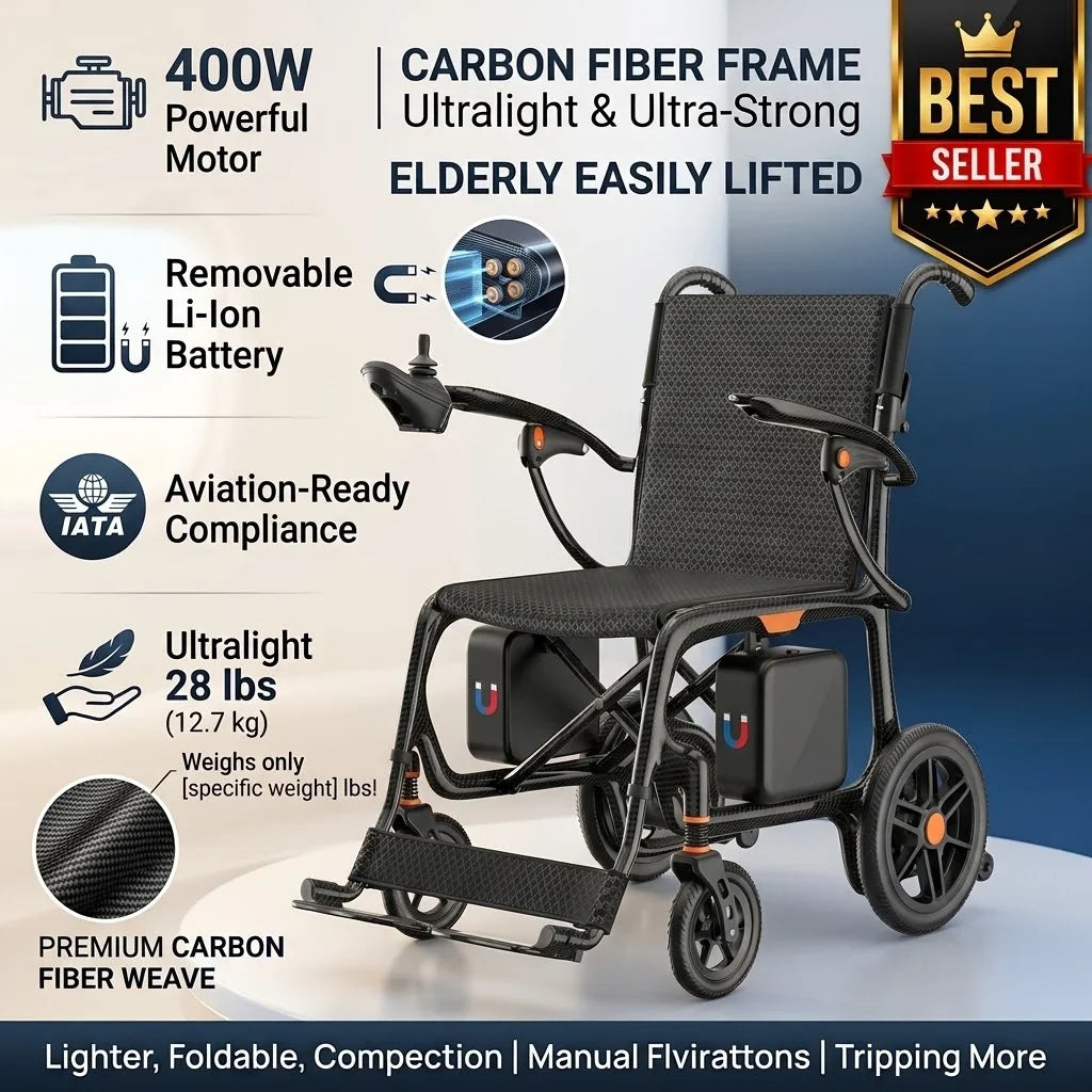 Carbon fiber wheelchair hero