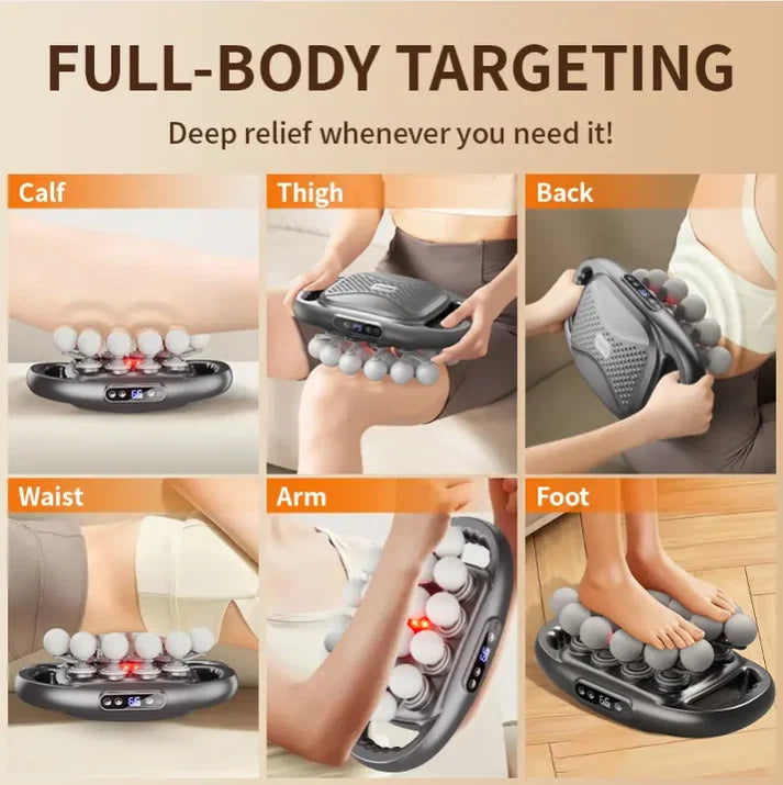 Revoro 20-Head Massage Gun with 30 Intensity Levels & 9 Modes