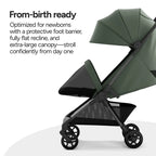 11.5 lbs Lightweight Travel Stroller | One-Second Auto Fold | Airplane Carry-On Compatible | Full Recline
